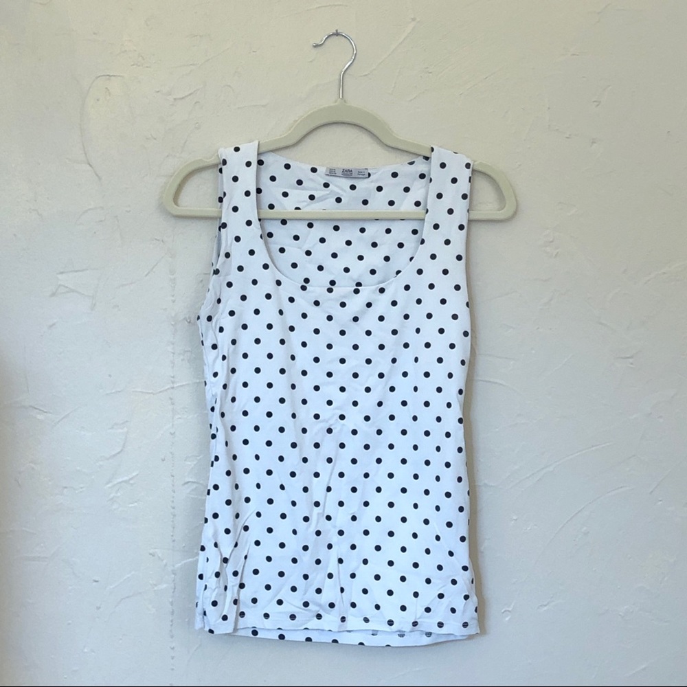 Polka Dot Stretchy Tank